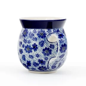 Kubek ceramiczny 073 <br> 1443X Ważka w kwiatach